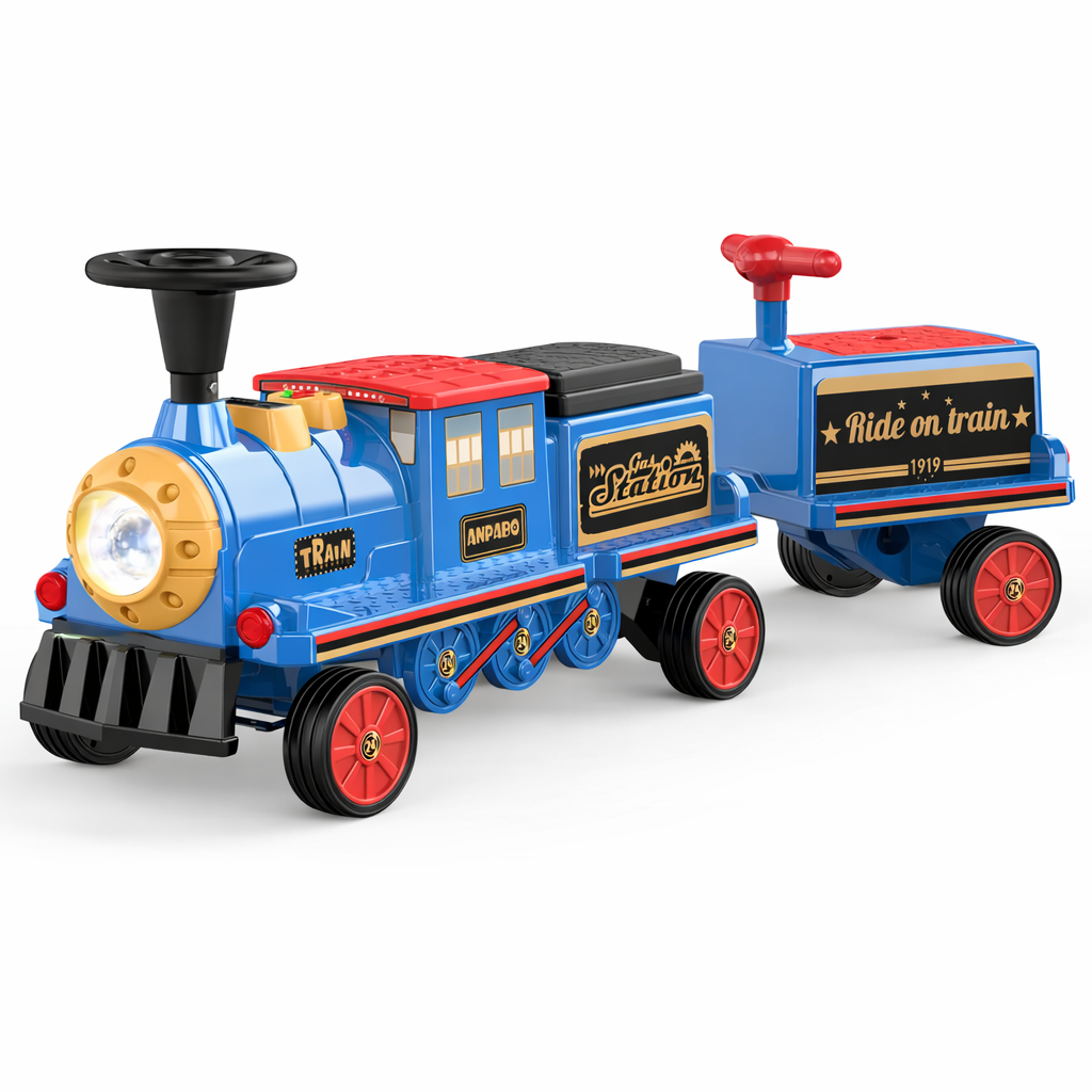12V Trackless Ride-On Train Set