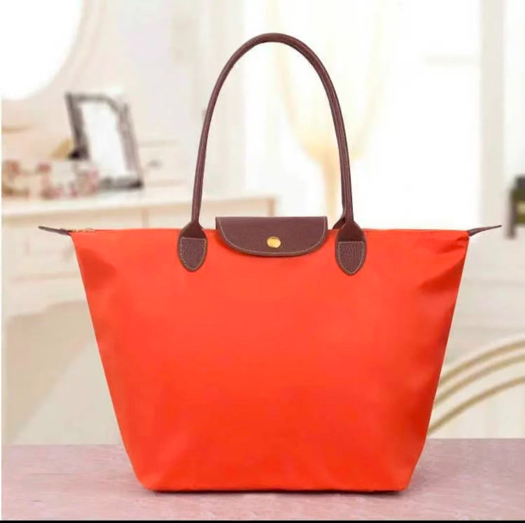 Longchamp - Mini Le Pliage Handbag, Orange