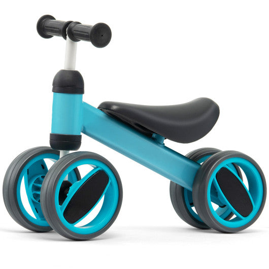 4 Wheels Baby Balance Bike Toy-Blue