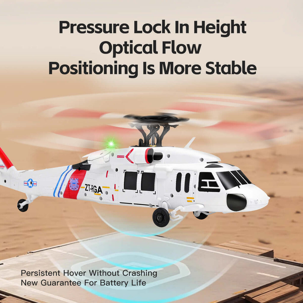 WLtoys XK K270 UH-60L Black Hawk 4CH Brushless RC Helicopter Altitude Hold