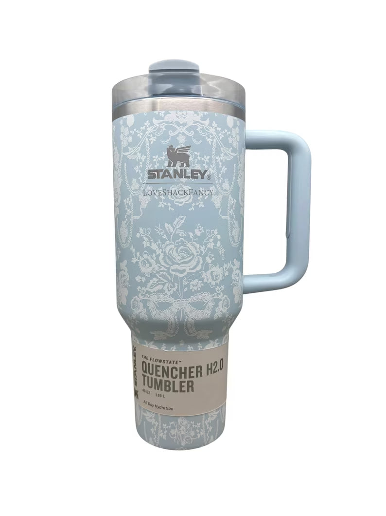 40 Oz Tumbler Coquette Travel Cup with Straw