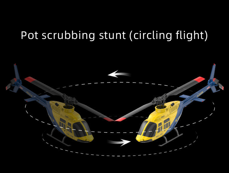 RC ERA A60 Bell-206 1:42 6CH Scale Helicopter with Optical Flow & Modular Battery