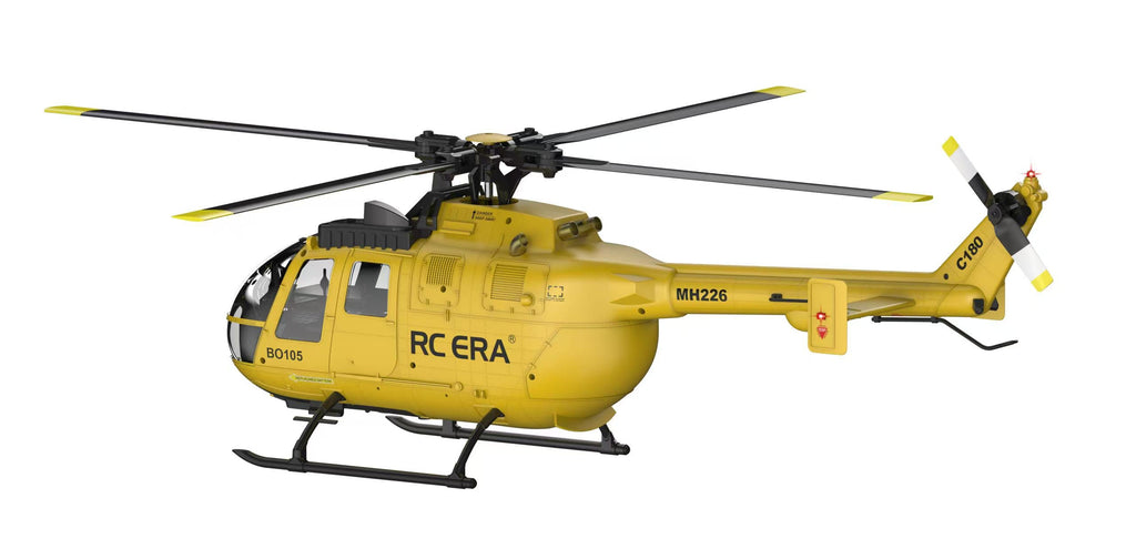 RC ERA C180 1:25 Scale BO105 6-Channel Brushless RC Helicopter (3D Stunt Edition)