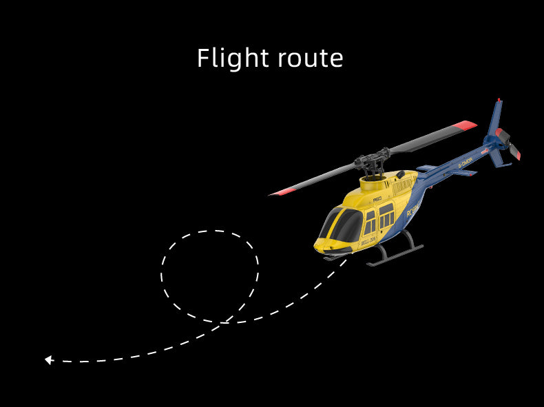 RC ERA A60 Bell-206 1:42 6CH Scale Helicopter with Optical Flow & Modular Battery