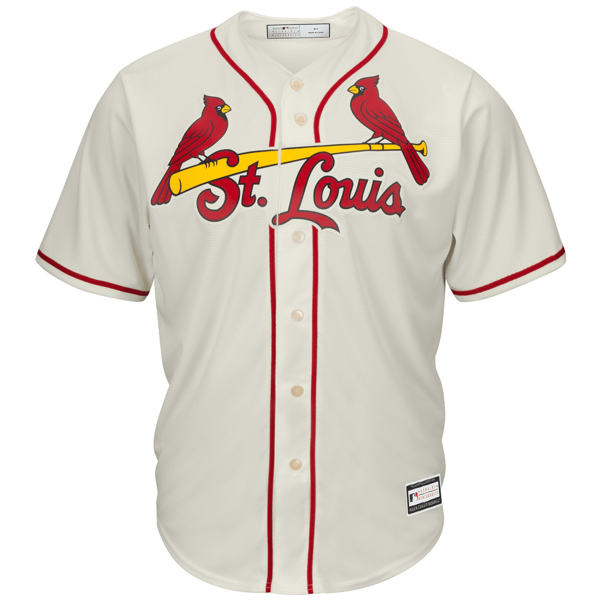 Men's Cream St. Louis Cardinals Big & Tall Team Jersey Jersey