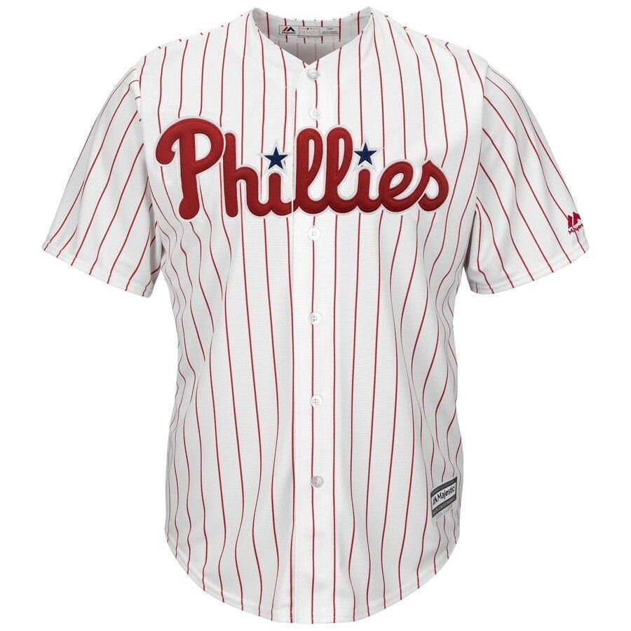 Bryce Harper Philadelphia Phillies Home Official Cool Base Player Jersey - White Scarlet