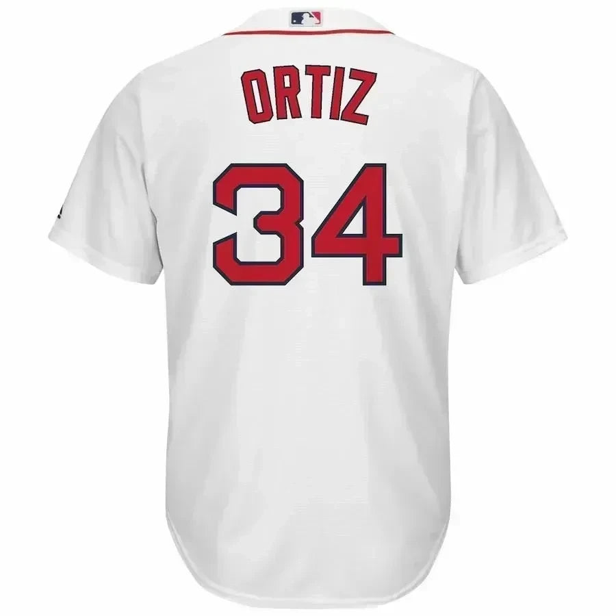 David Ortiz Boston Red Sox Home Official Cool Base Player Jersey - White