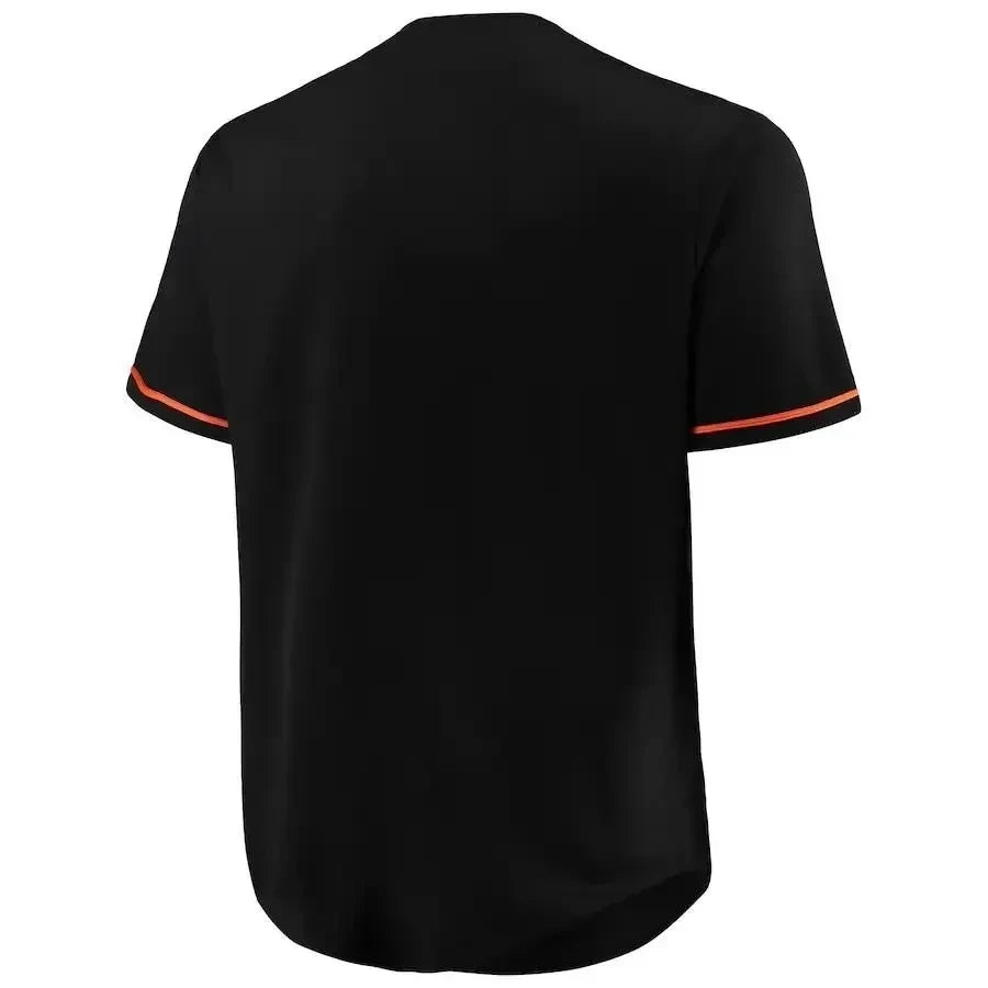San Francisco Giants Big And Tall Pop Fashion Jersey - Black