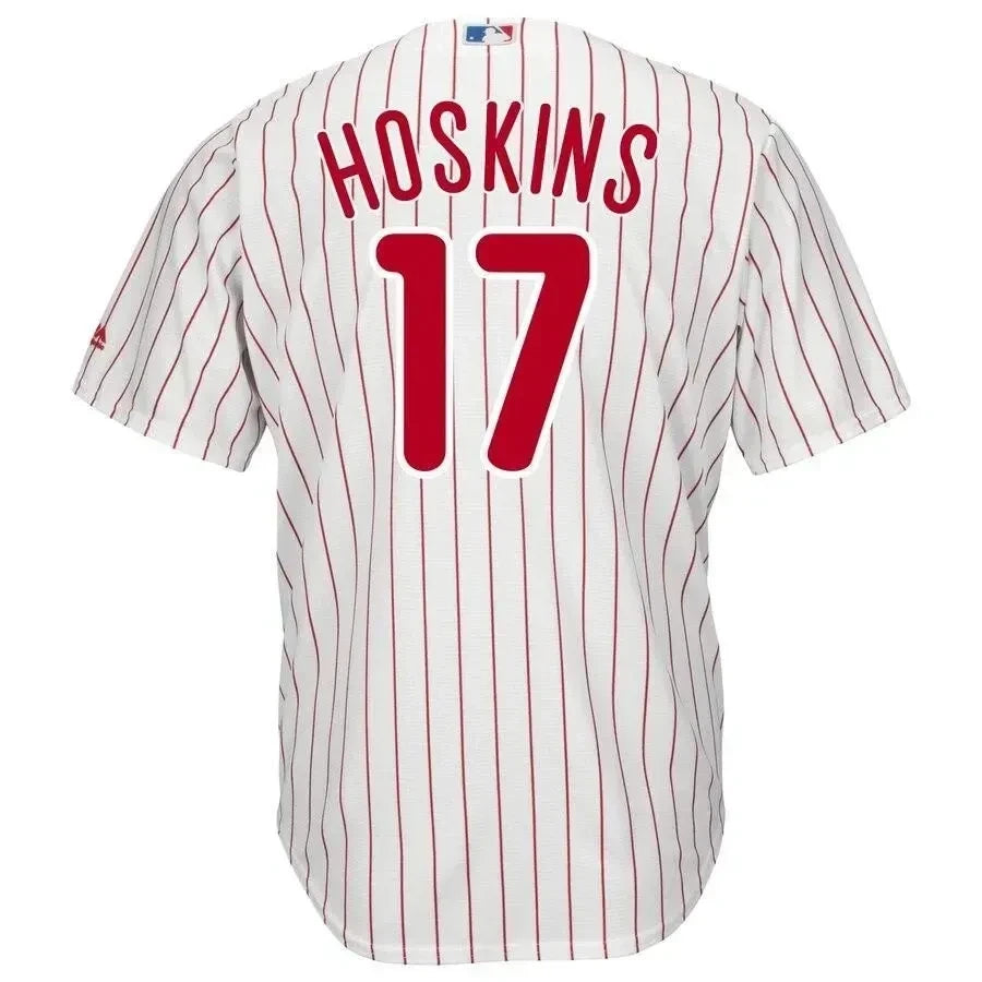 Rhys Hoskins Philadelphia Phillies Home Official Cool Base Player Jersey - White