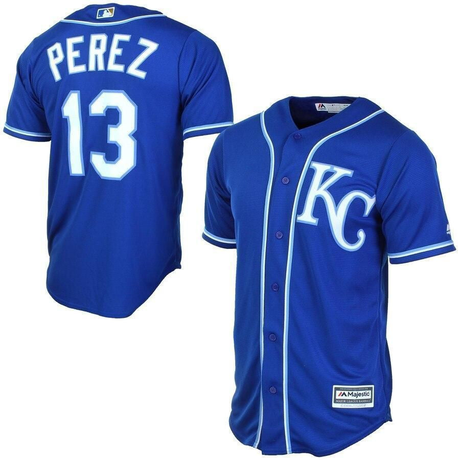 Salvador Perez Kansas City Royals Cool Base Player Jersey - Royal