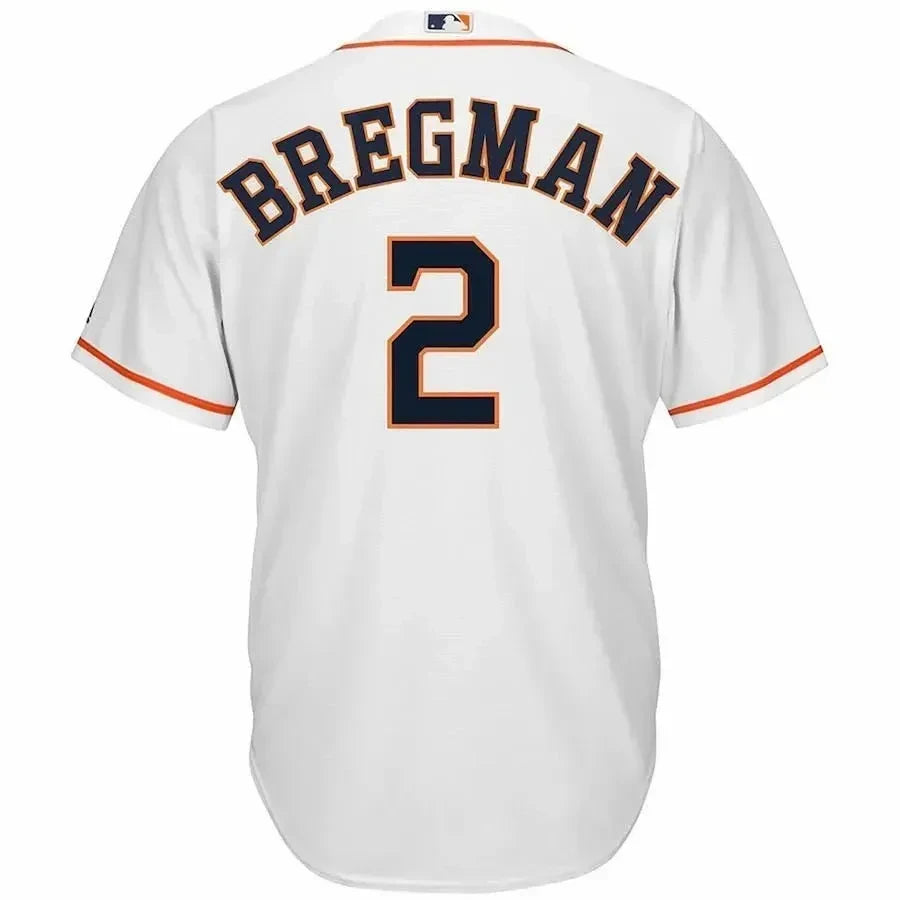 Alex Bregman Houston Astros Big And Tall Cool Base Player Jersey - White