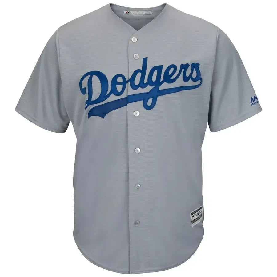 Corey Seager Los Angeles Dodgers Road Official Cool Base Player Jersey - Gray Color