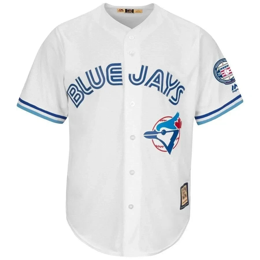 Jack Morris Toronto Blue Jays Hall Of Fame Induction Patch Cool Base Jersey - White