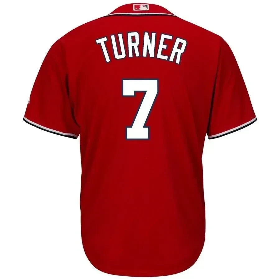 Trea Turner Washington Nationals Big And Tall Alternate Cool Base Player Jersey - Scarlet