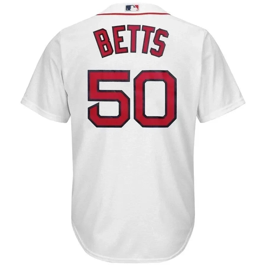 Mookie Betts Boston Red Sox Home Big And Tall Cool Base Player Jersey - White