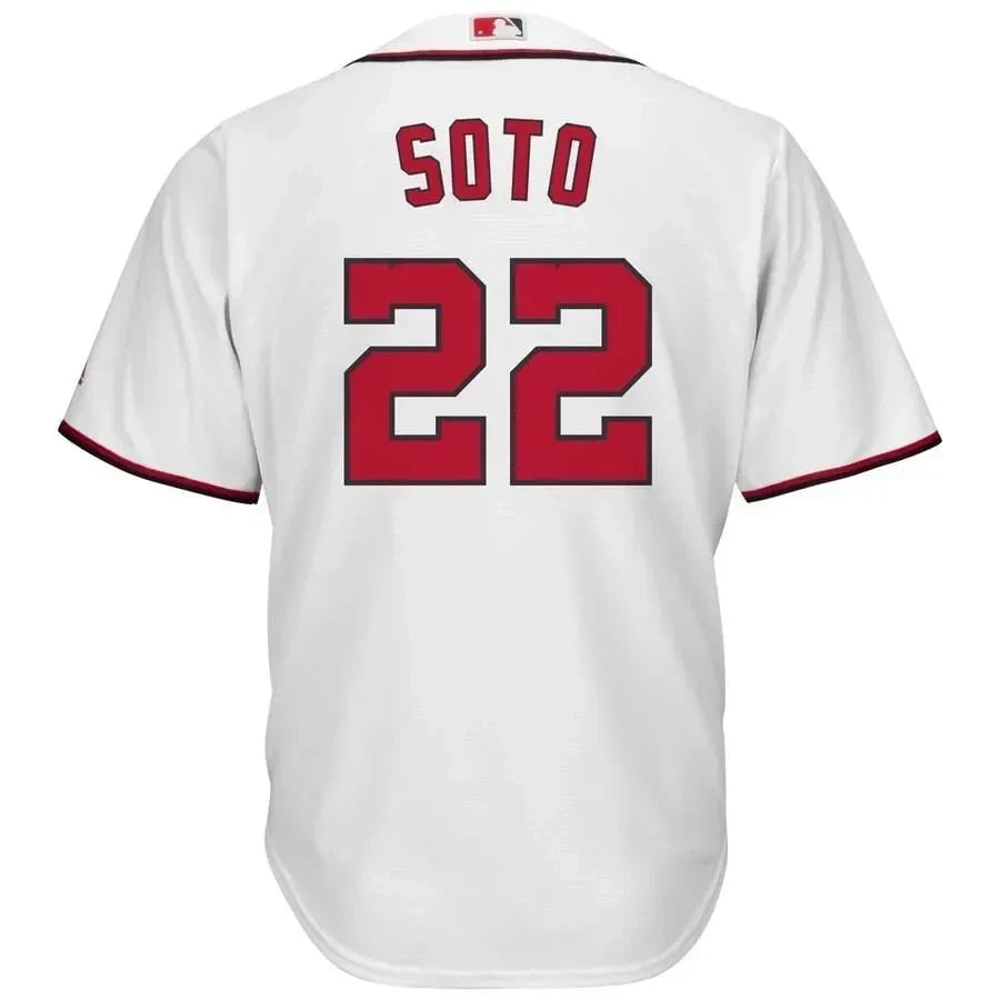 Juan Soto Washington Nationals Home Official Cool Base Player Jersey - White