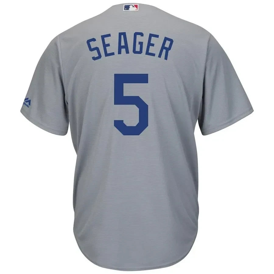Corey Seager Los Angeles Dodgers Road Official Cool Base Player Jersey - Gray Color