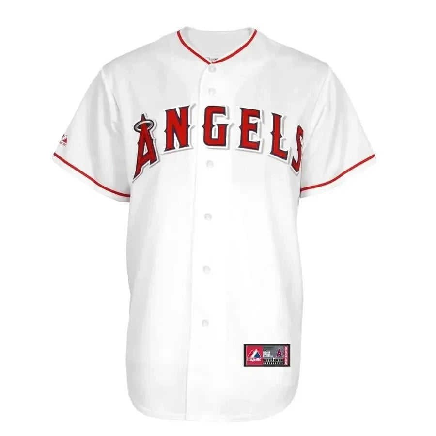 Mike Trout Los Angeles Angels Big And Tall Player Baseball Jersey - White