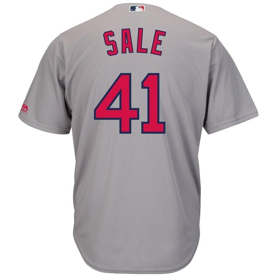 Chris Sale Boston Red Sox Road Cool Base Jersey - Gray