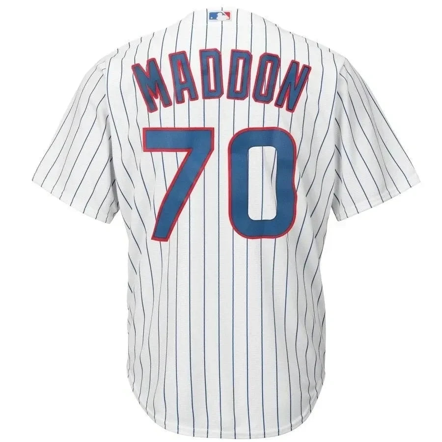Joe Maddon Chicago Cubs Cool Base Player Jersey - White