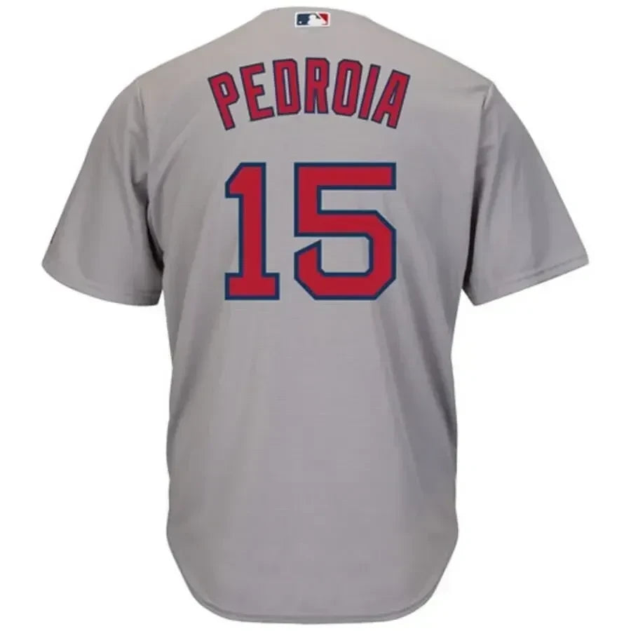 Dustin Pedroia Boston Red Sox Cool Base Player Jersey - Gray