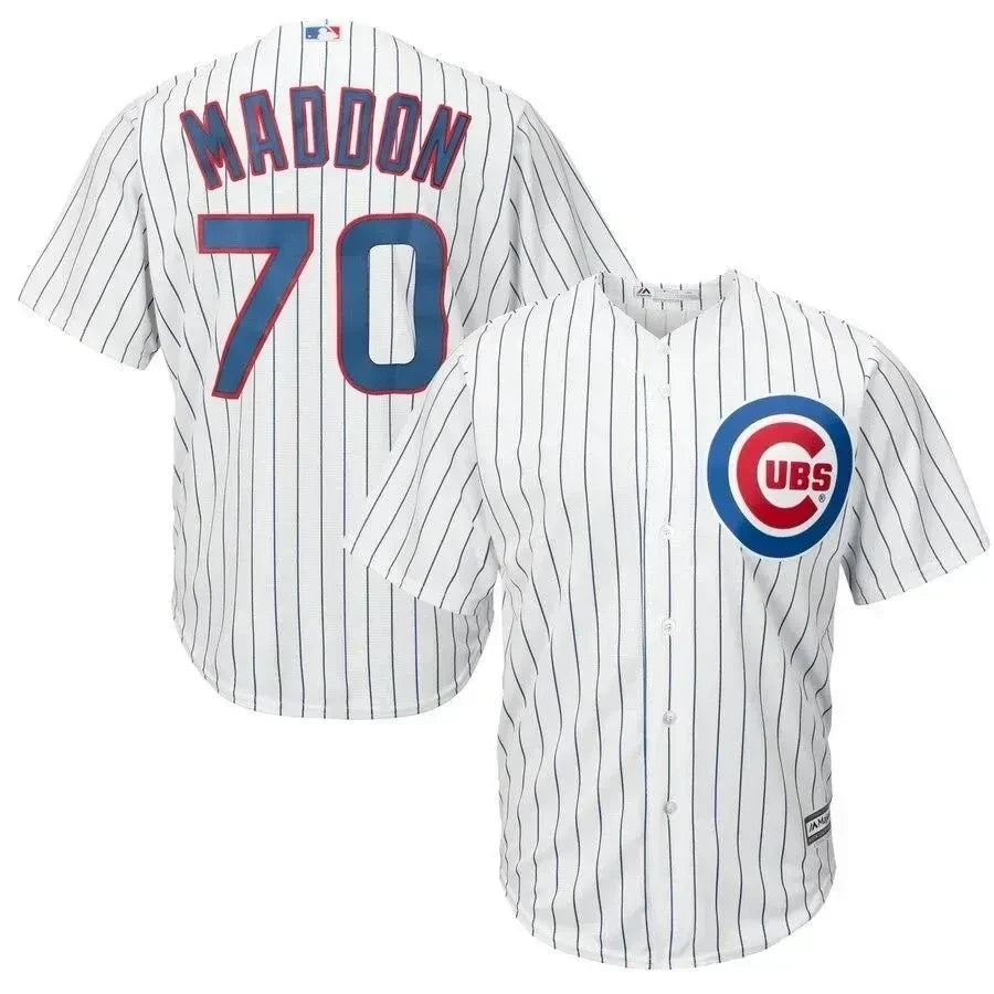 Joe Maddon Chicago Cubs Cool Base Player Jersey - White