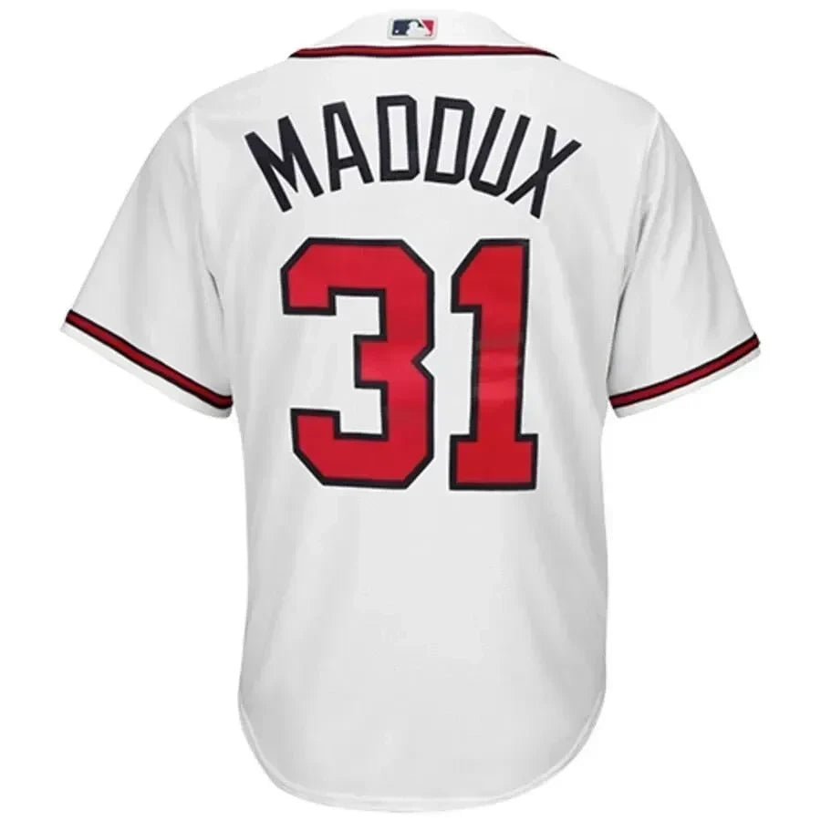 Greg Maddux Atlanta Braves Cool Base Player Jersey - White