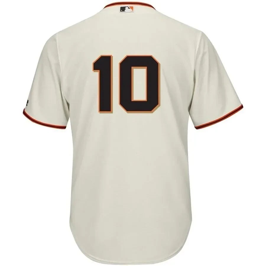 Evan Longoria San Francisco Giants Official Team Cool Base Player Jersey - Cream