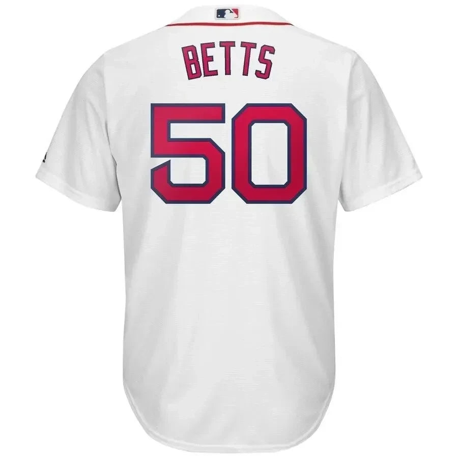Mookie Betts Boston Red Sox Home Official Cool Base Player Jersey - White