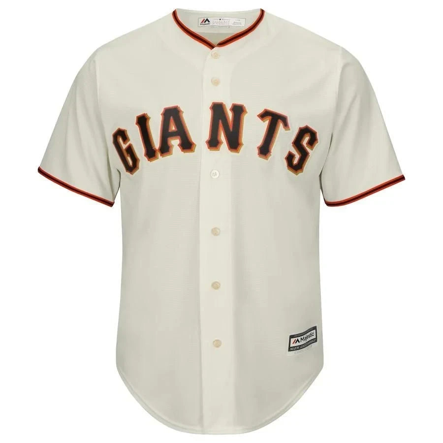 Evan Longoria San Francisco Giants Home Cool Base Player Jersey - Cream