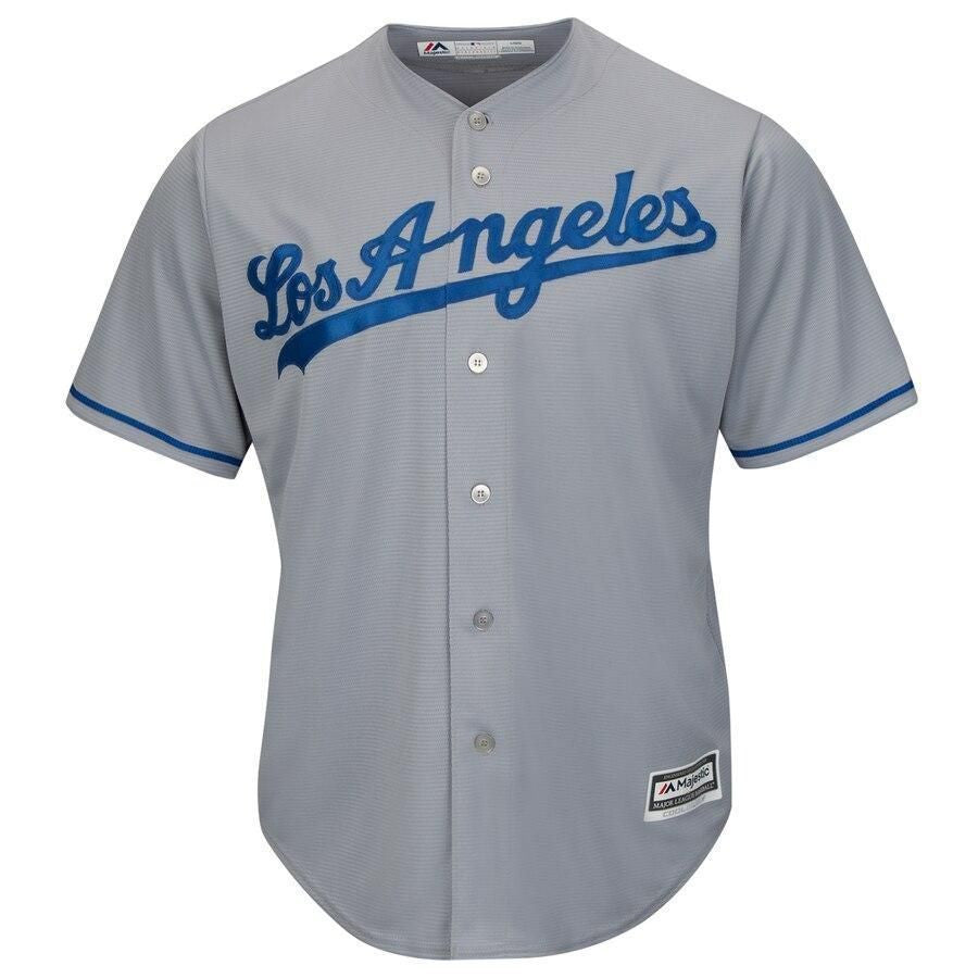 Justin Turner Los Angeles Dodgers Road Official Cool Base Player Jersey - Gray