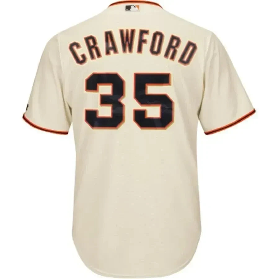 Brandon Crawford San Francisco Giants Cool Base Player Jersey - Tan
