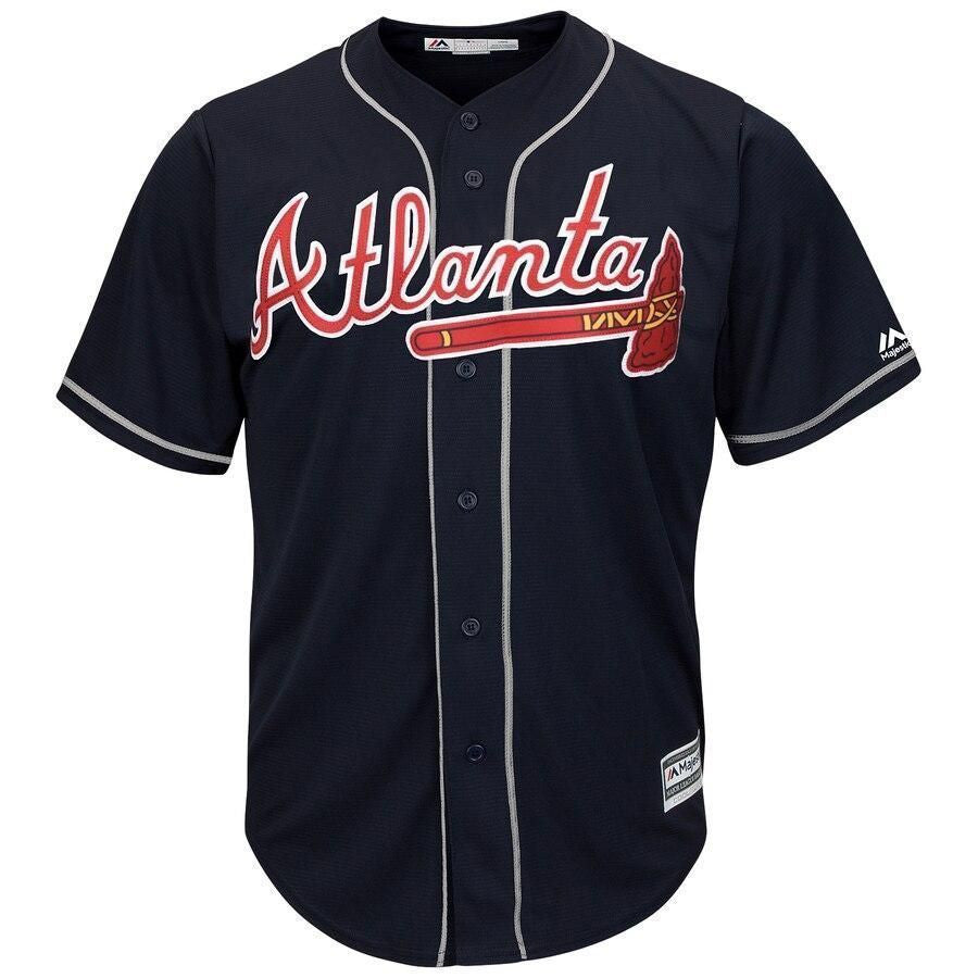 Freddie Freeman Atlanta Braves Big And Tall Alternate Cool Base Player Jersey - Navy