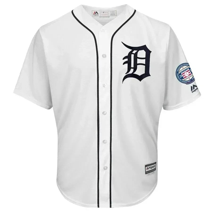 Jack Morris Detroit Tigers Hall Of Fame Induction Patch Cool Base Jersey - White