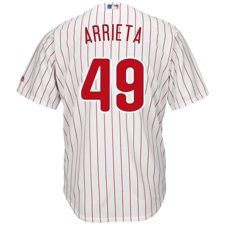 Jake Arrieta Philadelphia Phillies Official Cool Base Player Jersey - White