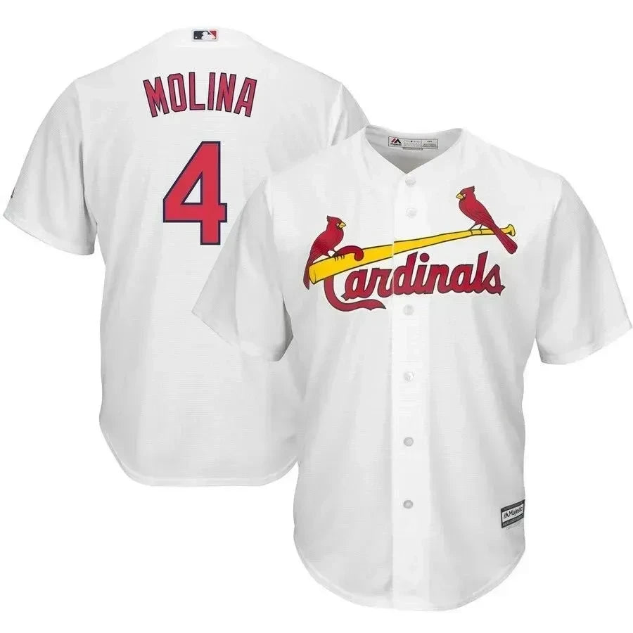 Yadier Molina St. Louis Cardinals Cool Base Player Jersey - White