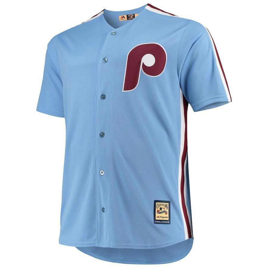 Bryce Harper Philadelphia Phillies Big And Tall Alternate Cool Base Player Jersey - Light Blue