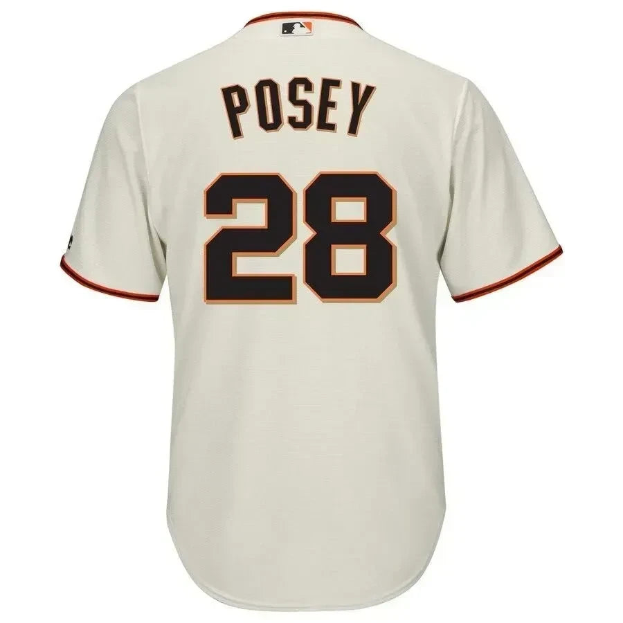 Buster Posey San Francisco Giants Cool Base Player Jersey - Cream