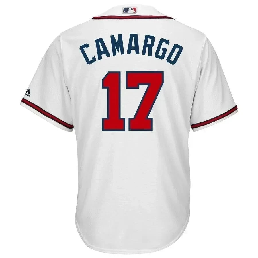 Johan Camargo Atlanta Braves Home Official Cool Base Player Jersey - White