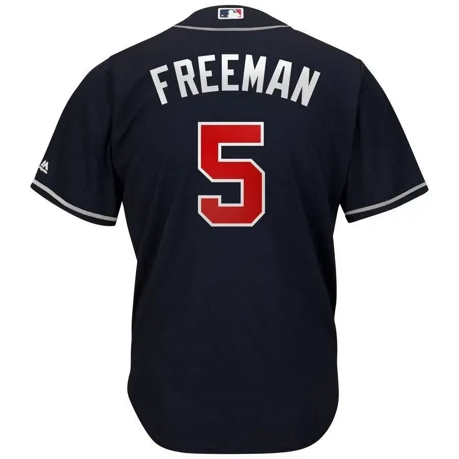 Freddie Freeman Atlanta Braves Big And Tall Alternate Cool Base Player Jersey - Navy