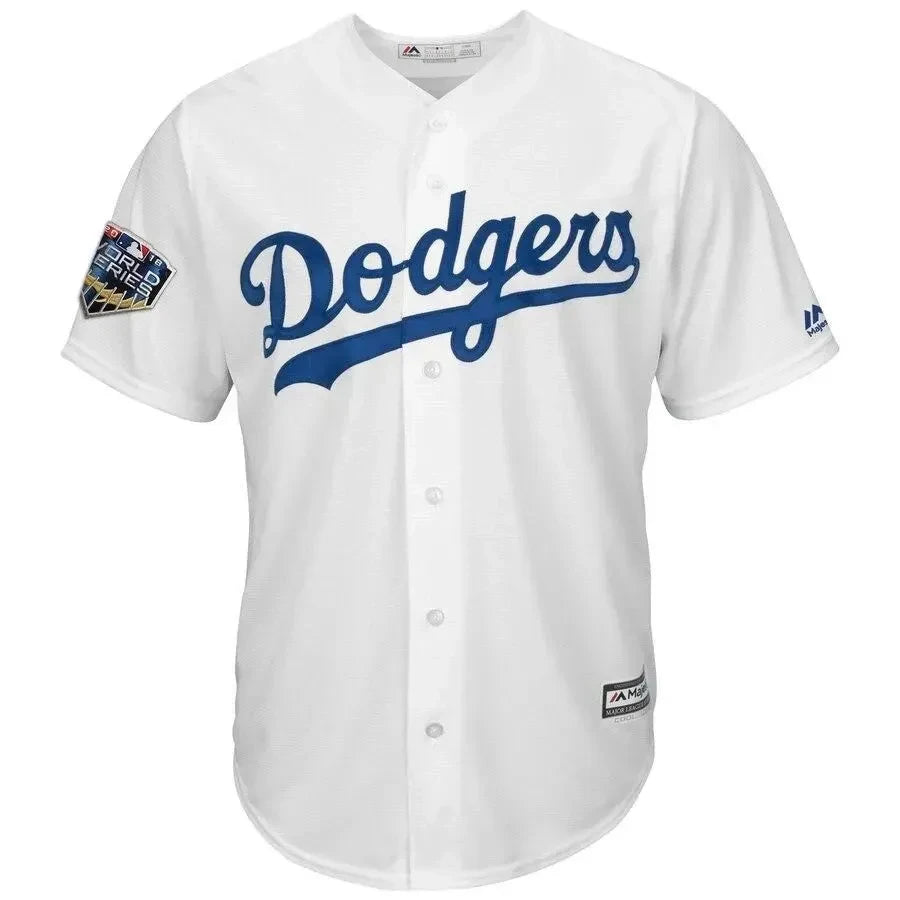 Clayton Kershaw Los Angeles Dodgers 2018 World Series Cool Base Player Jersey - White