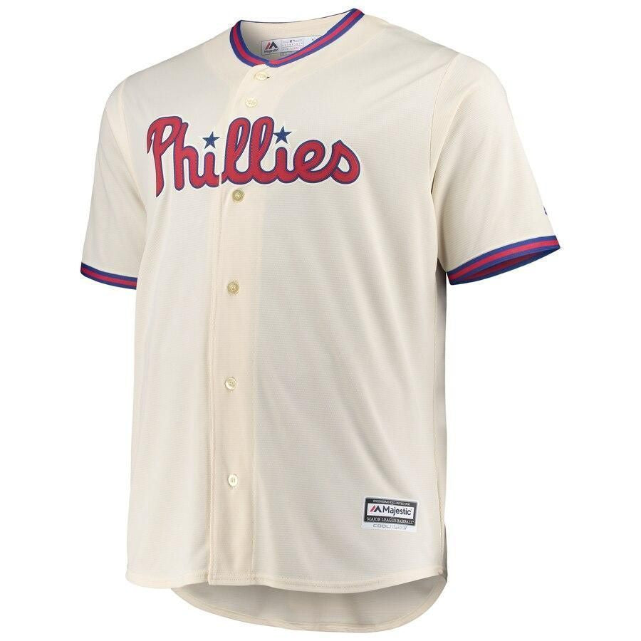 Bryce Harper Philadelphia Phillies Big And Tall Alternate Cool Base Player Jersey - Cream