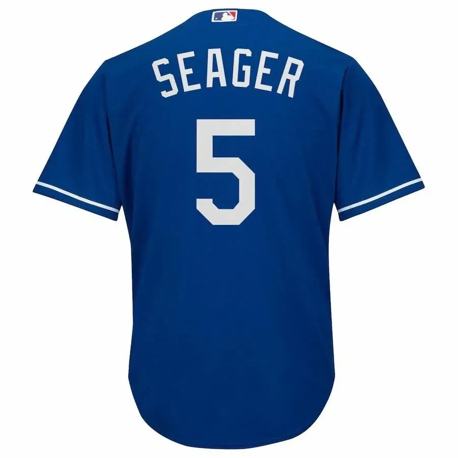 Corey Seager Los Angeles Dodgers Fashion Official Cool Base Player Jersey - Royal
