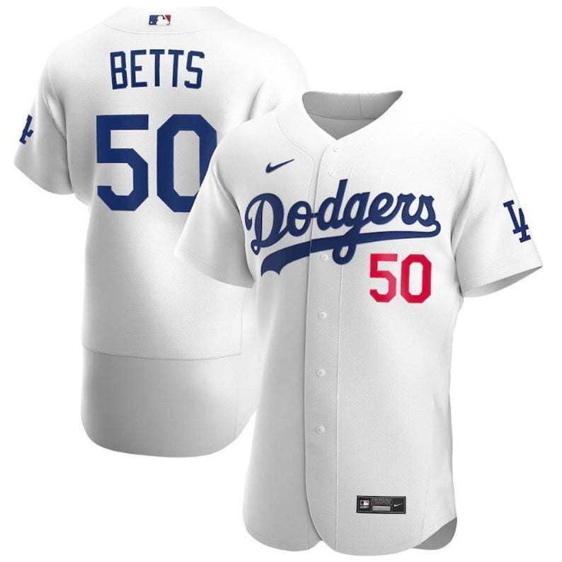 Men's Los Angeles Dodgers Mookie Betts 50 Jersey Jersey