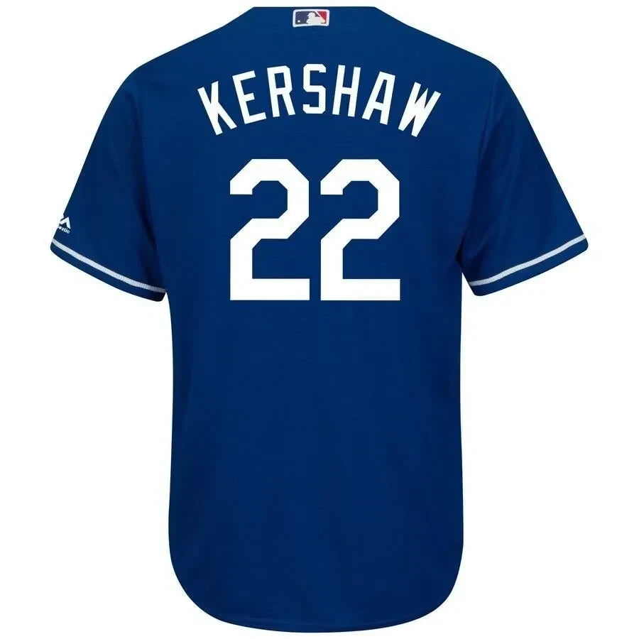 Clayton Kershaw Los Angeles Dodgers Big And Tall Alternate Cool Base Player Jersey - Royal