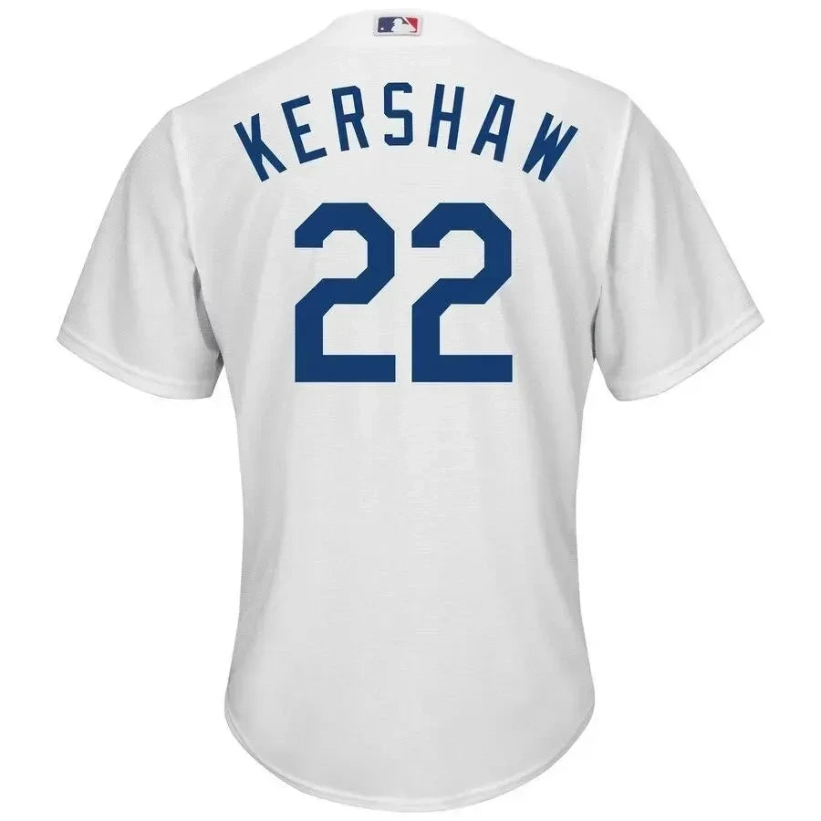 Clayton Kershaw 22 Los Angeles Dodgers Big And Tall Cool Base Player Jersey - White