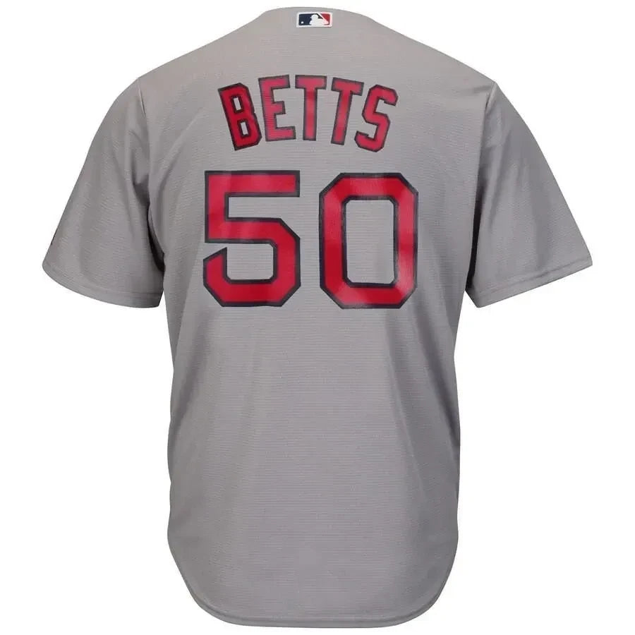 Mookie Betts Boston Red Sox Cool Base Player Jersey - Gray