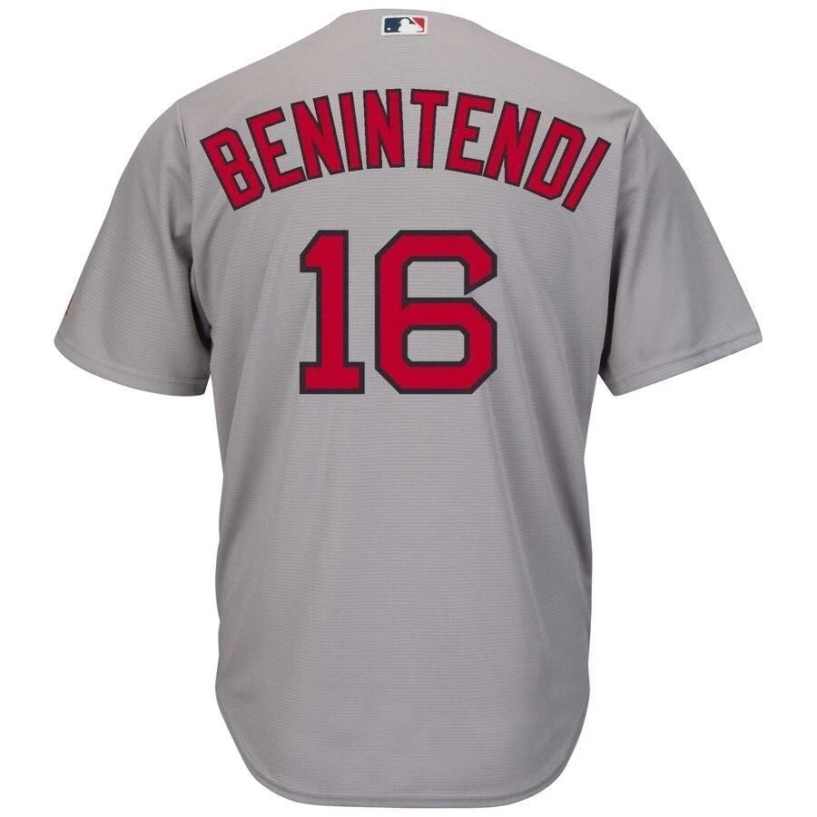 Andrew Benintendi Boston Red Sox Road Official Cool Base Player Jersey - Gray
