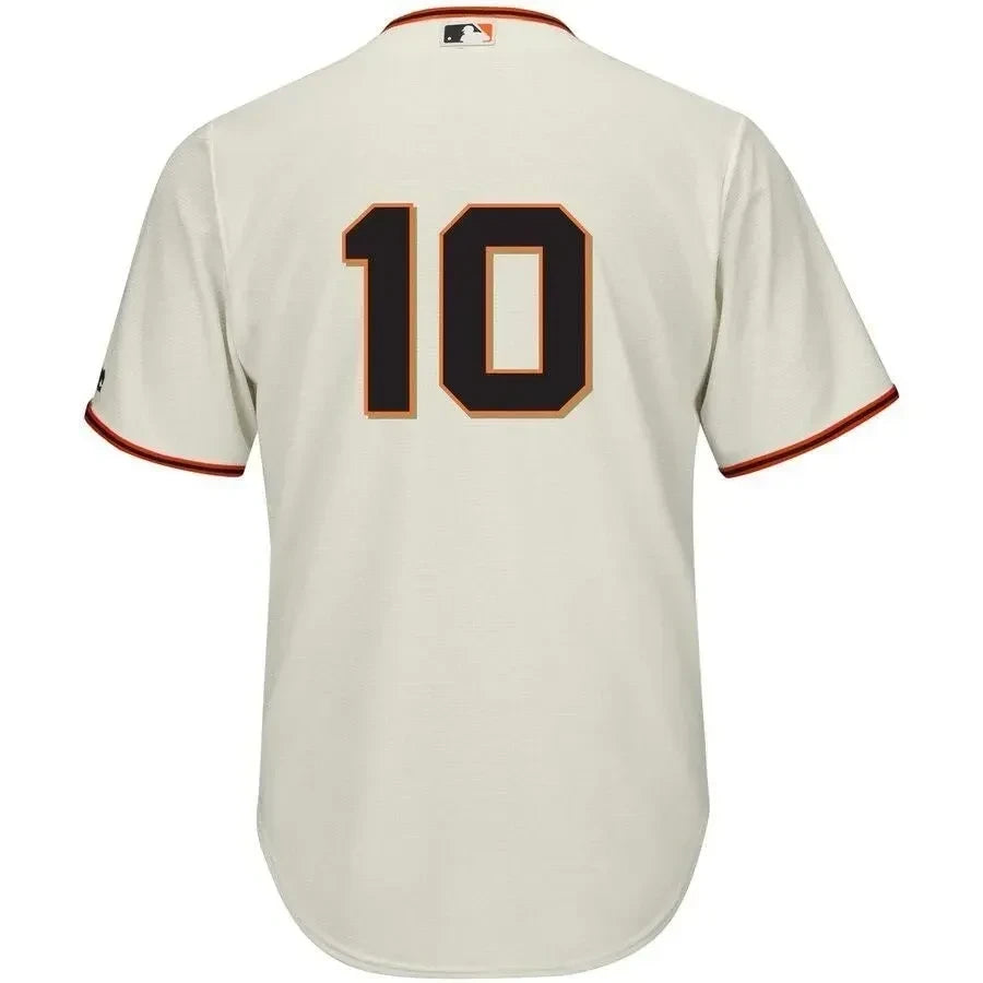 Evan Longoria San Francisco Giants Official Team Cool Base Player Jersey - Cream Color
