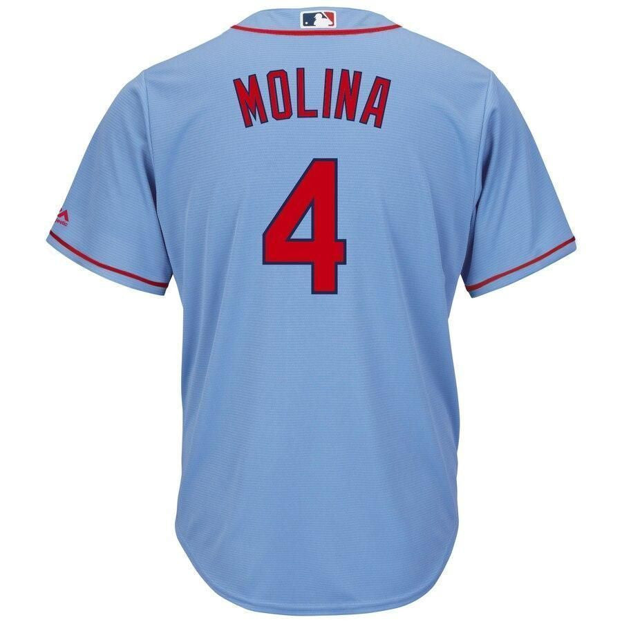 Yadier Molina St. Louis Cardinals Alternate Cool Base Player Jersey - Horizon Blue